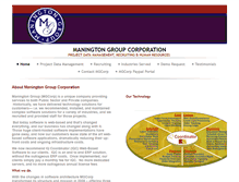 Tablet Screenshot of maningtongroup.com